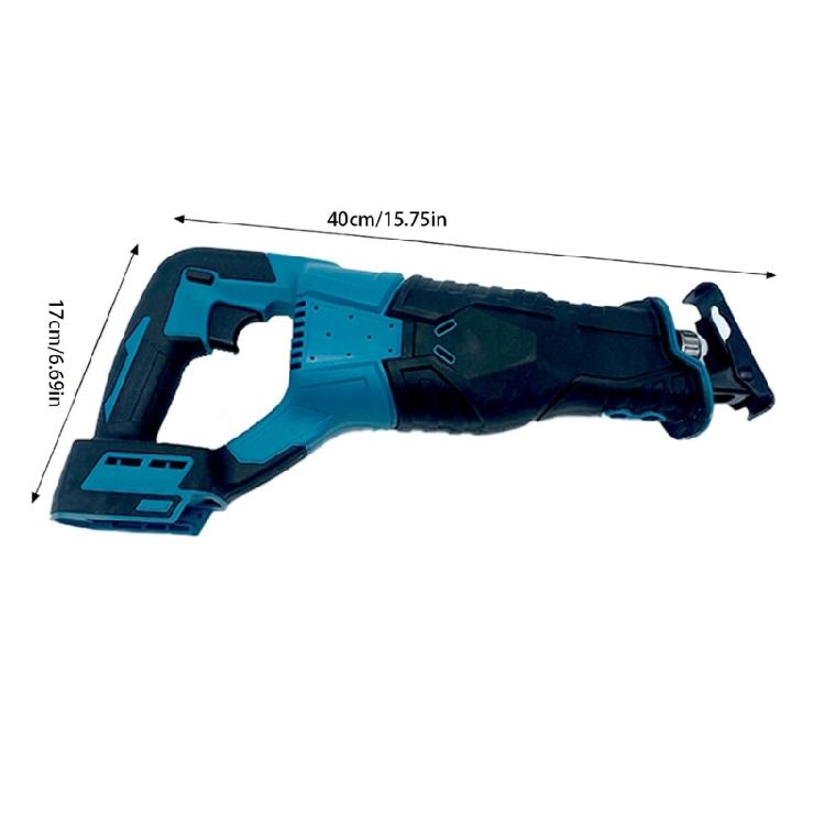 Cordless Electric Reciprocating Handsaw Wood Metal Cutting Handsaw Lithium Battery Handsaw Portable Handsaw Power Tool Adjustable Speed