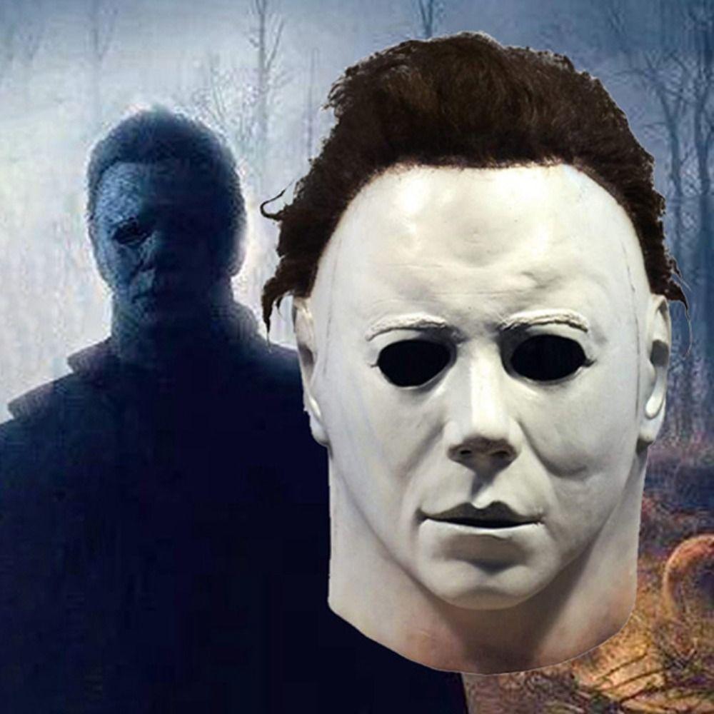 Realistická maska zabijáka Latexové Halloweenské masky Záludné hračky Maska Michaela Myerse Cosplay
