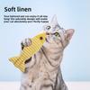 Plush Pet Toys, Self-entertaining Cat, Mint Cat, Linen Fish, Fish Simulation Pet, Catfish