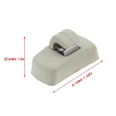 2PCS Sun Visor Interior Clip For VW Transporter T4 T5 T5.1 T6 3B0857563 Car Visor Hook Hanging Bracket