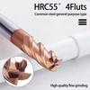 4Flutes Alloy Carbide Milling HRC55 Milling Cutter New EndMills