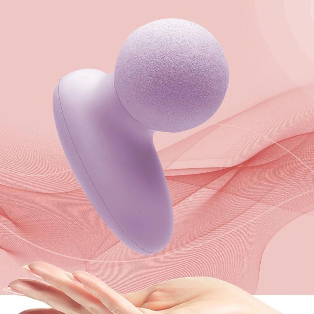 Portable Mini Fascia Massager Adjustables 6 Modes Deep Tissue Massage Device Wear Resistant Soft Massage Head