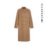 ELLASSAY Women's Premium Camel Wool Coat