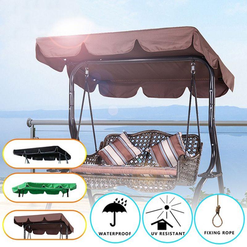 Replacement 23 Seaters Canopy Spare Cover Antiuv For Swing Seat Chair Garden