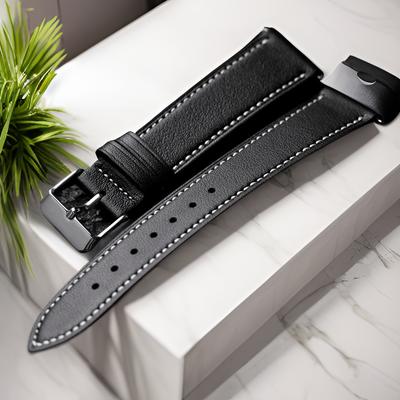 18 19 20 21 22MM Quick Release Universal Watch Strap- Handmade Ultra-thin Soft Genuine Leather Watch Band Retro for Huawei Samsung Xiaomi Replacement