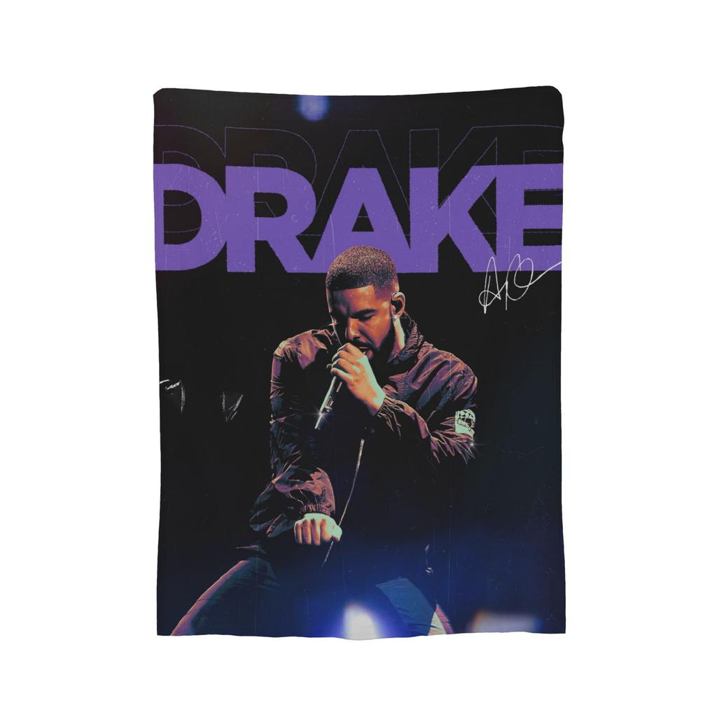 Rapper Drakes Blankets Fleece All Season  Breathable Warm Throw Blanket for Home Couch Bedspread