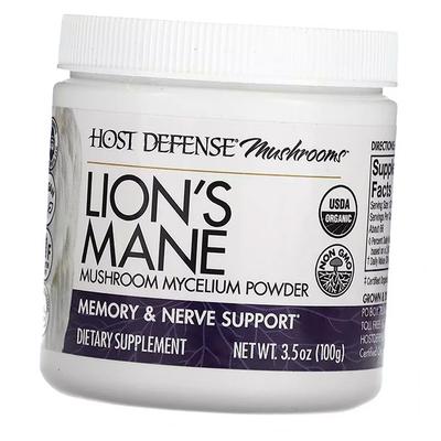 Lion's Mane, Host Defense Mushrooms Lion's Mane, Fungi Perfecti  100g (71441006)