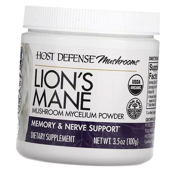 Ежовик гребенчатый, Host Defense Mushrooms Lion's Mane, Fungi Perfecti  100г (71441006)