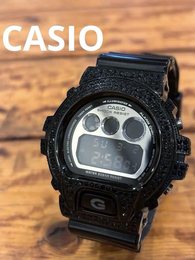 

[Б/У] CASIO G-SHOCK Zirconia Custom Черные часы с замененной батарейкой