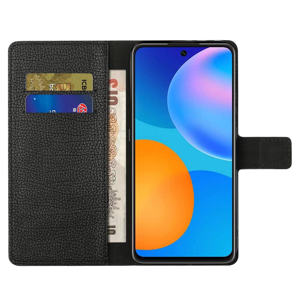 For Xiaomi Redmi Note 13 Pro 5G/Poco X6 5G Cell Phone Case Litchi Texture PU Leather Drop-proof Cover
