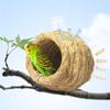 2025 Parrot Nest Straw Bird Nest Natural Handmade Warm Pigeon House Bedroom Courtyard Bird Cages Supplies Bird Cage Accessories
