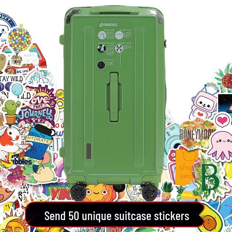 OEING Universal Wheel Zipper Suitcase 26 Inch