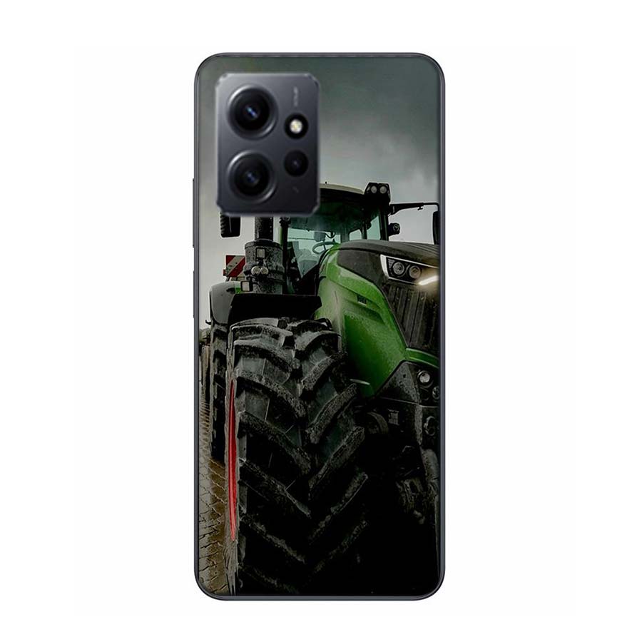Landwirtschaftliche Maschinen Mähdrescher Handyhülle Für Redmi 12 13C 12C 15C 9 10 10C Note 13 Pro Plus 14 15 Pro 9T 9C 9A TPU Weiche Hülle Klar