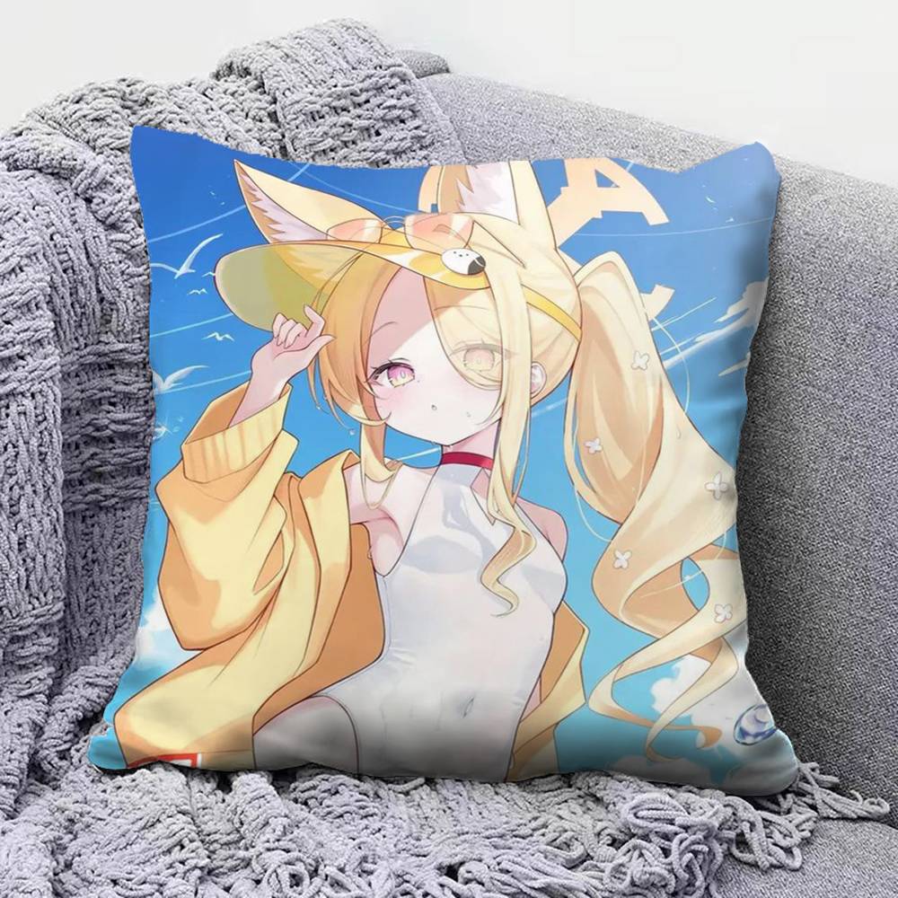 Yurizono Seia Game Blue archive Home Sofa Cushion Covers and Aecorative Custom Pillow Covers