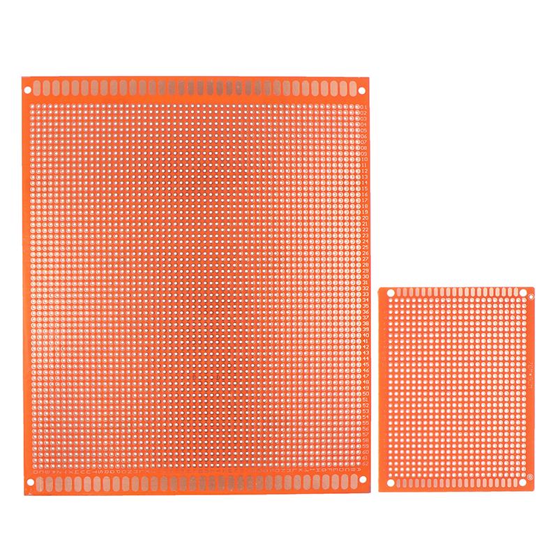 5 gab. 7*9/15*18 cm Vienpusēja prototipēšanas plate Breadboard Universālā plate Eksperimentāla Bakalīta Vara Plates Plate Dzeltena