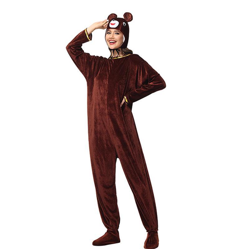 

Новый женский Хэллоуинский животный комбинезон, мультяшный антропоморфный танцевальный костюм, костюм для косплея, женская одежда L