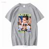 Anitta Funk Rave Collage T-Shirt Rundhals Lässig Lange Oder Kurze Ärmel Vintage Gewaschen Unisex Bequem Herren Mode Weich