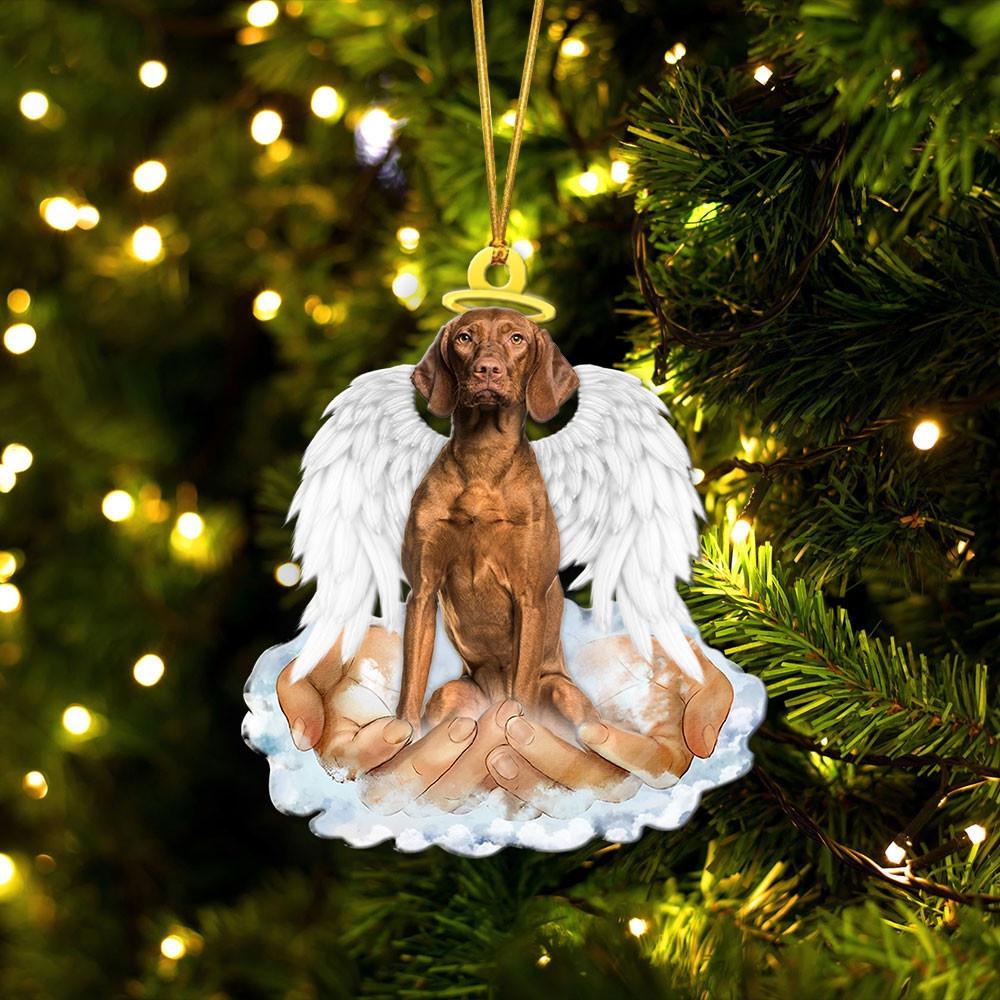 Creative Angel Wing Dog Christmas Decoration Acrylic/organic Glass Cartoon Style