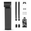 Folding Anti Theft Bicycle Lock Foadable Bike Security Lock with Mounting Bracket
