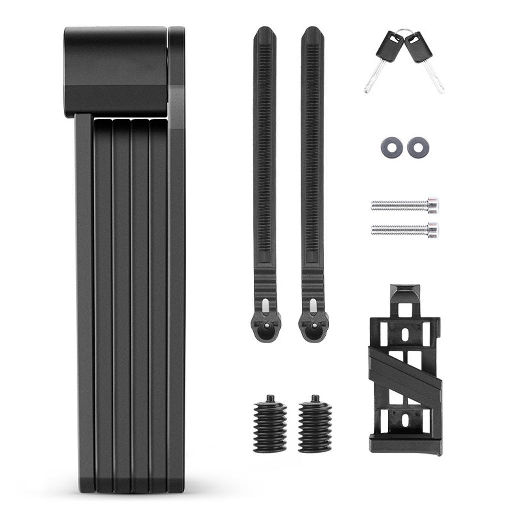 Folding Anti Theft Bicycle Lock Foadable Bike Security Lock with Mounting Bracket