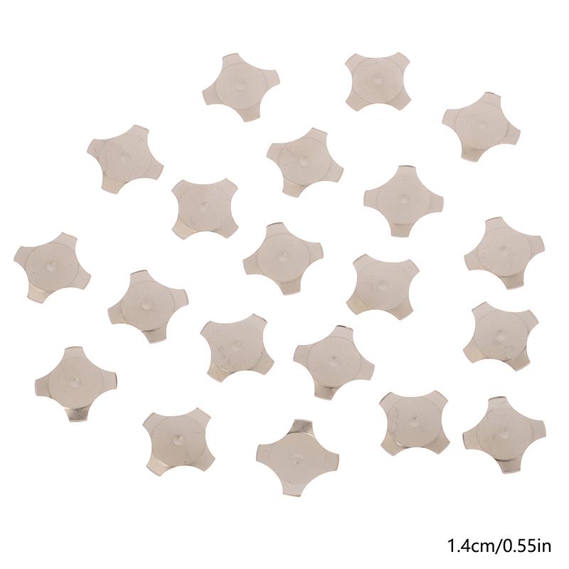 20Pcs 10 With Point Cross Shape Metal Dome Reset Switch 5 6 7 8.4 10 12 14 16 Mm Membrane Switch Spst Momentary On/Off Tactile