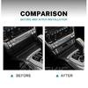 Real Soft Carbon Fiber Sticker For Porsche Cayenne 2003 2004 2005 2006 2007 2008 2009 2010 Ashtray Panel Interior Accessories