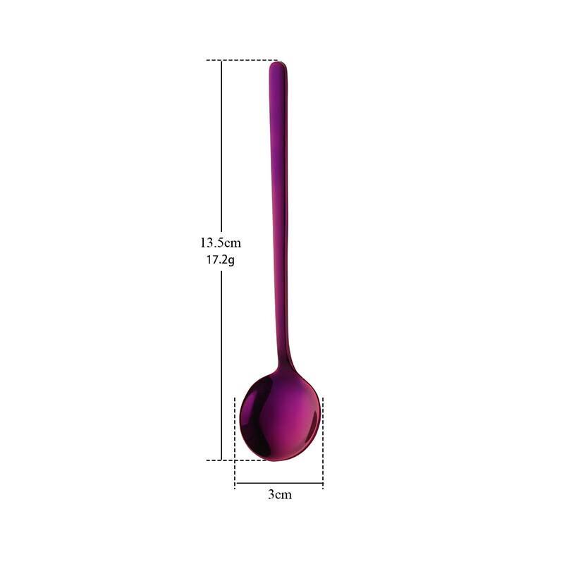 

ZISIZ Stainless Steel Small Round Spoon