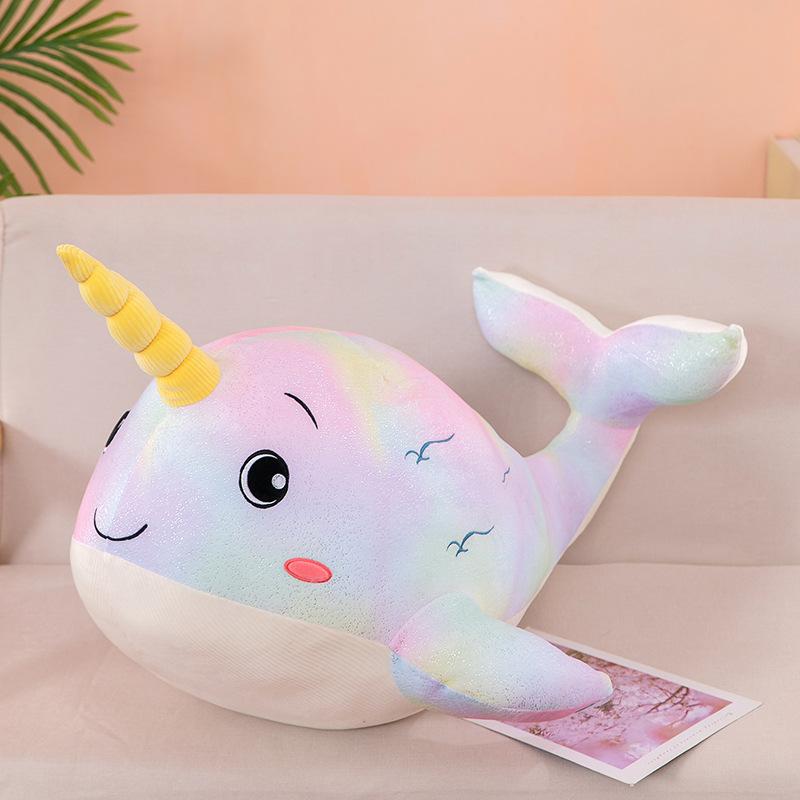 

Морской Телосложенный Мягкий Животный Кит Плюшевая Игрушка Мультяшная Детская Праздничная Кукла Подарок 30cm/11.81in розовый