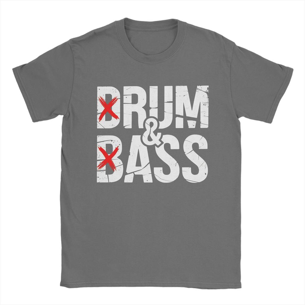 Drum Bass Humor For Music Lovers And Rave Culture Bassheads TShirt Beach Pure Cotton T Shirts For Unisex Tee Shirt Clothing