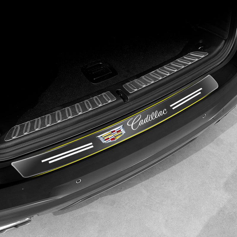 Transparent Car Trunk Badge Protective Sticker Car Accessories For Cadillac CTS STS DTS SRX XLR ATX Escalade Seville Tiburon