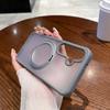 Samsung S24 Ultra Transparent Protective Phone Case with Rotating Magnetic Stand