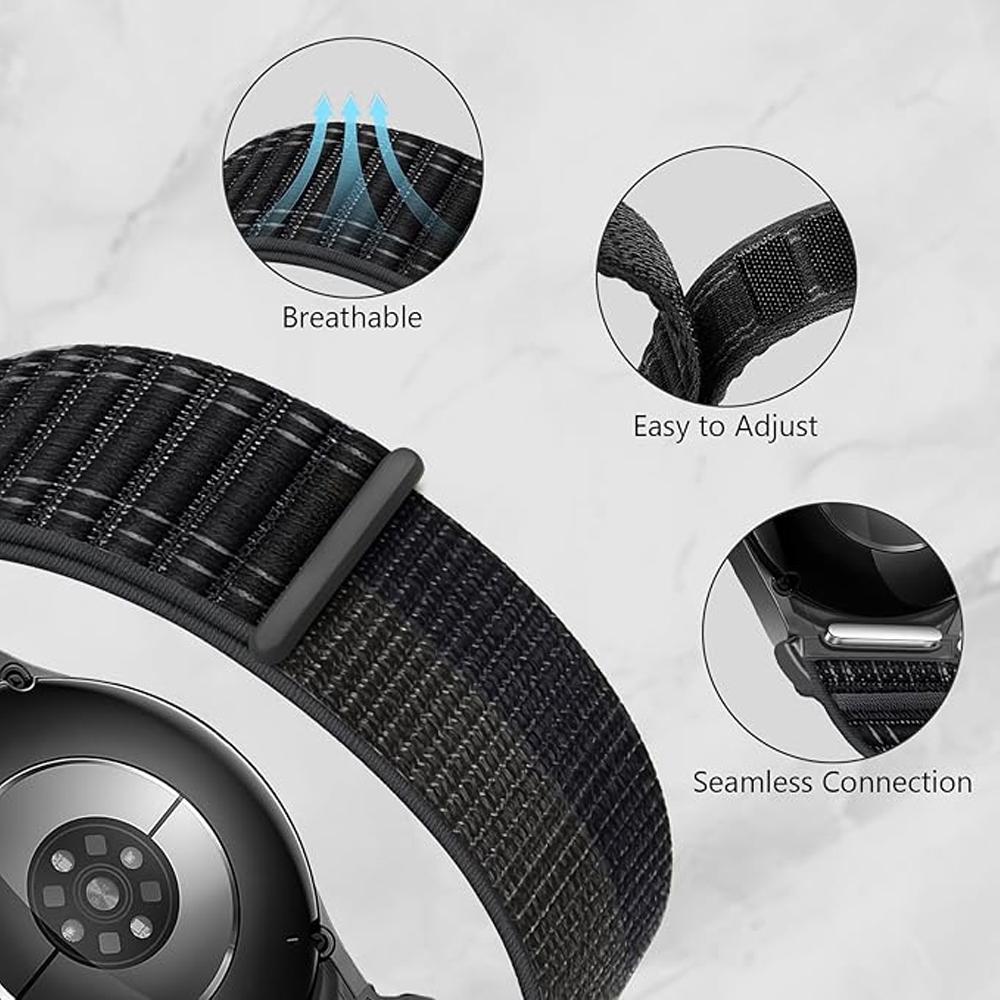Sport Band For Samsung Galaxy Watch 4/5/6/7/5 Pro 44mm 40mm No Gaps Elastic Nylon correa bracelet Galaxy Watch 6 Classic Straps