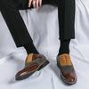 Men Derby Shoes Square Toe Lace-up Mixed Colors Shoes for Men with  Size 38-48 Dress Shoes Men
