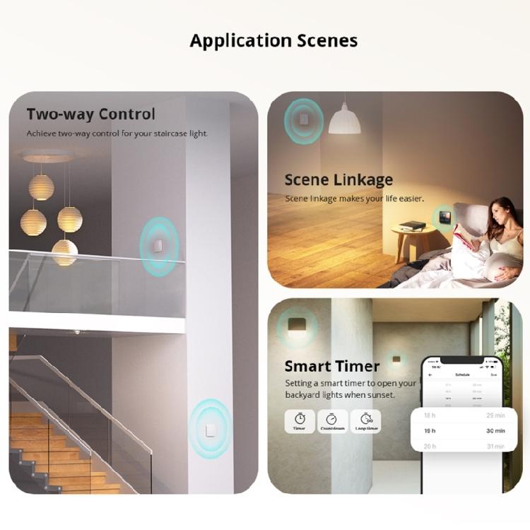ZBMINI Extreme L2 Zigbee DIY Switch No Neutral Wire Required 2 Way Control