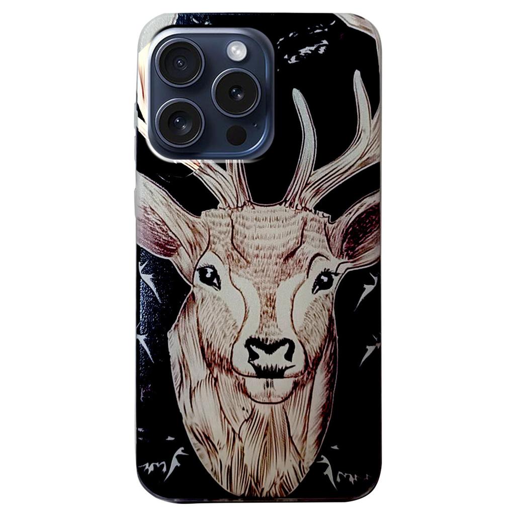 For iPhone 16 Pro Max Case Pattern Printing Cell Phone TPU Back Cover