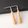 Guitar Neck & String Spacing Adjustment Wrench with 4mm Hex and Wooden Handle for Electric & Acoustic Guitars