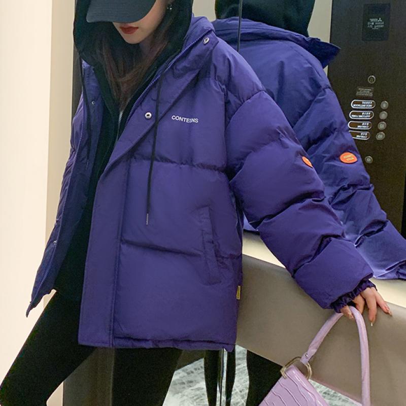 Women's Winter Puffer Jackets  Thick Warm Down Cotton Padded Coat Female Fashion Oversize Hooded Loose Short Parkas