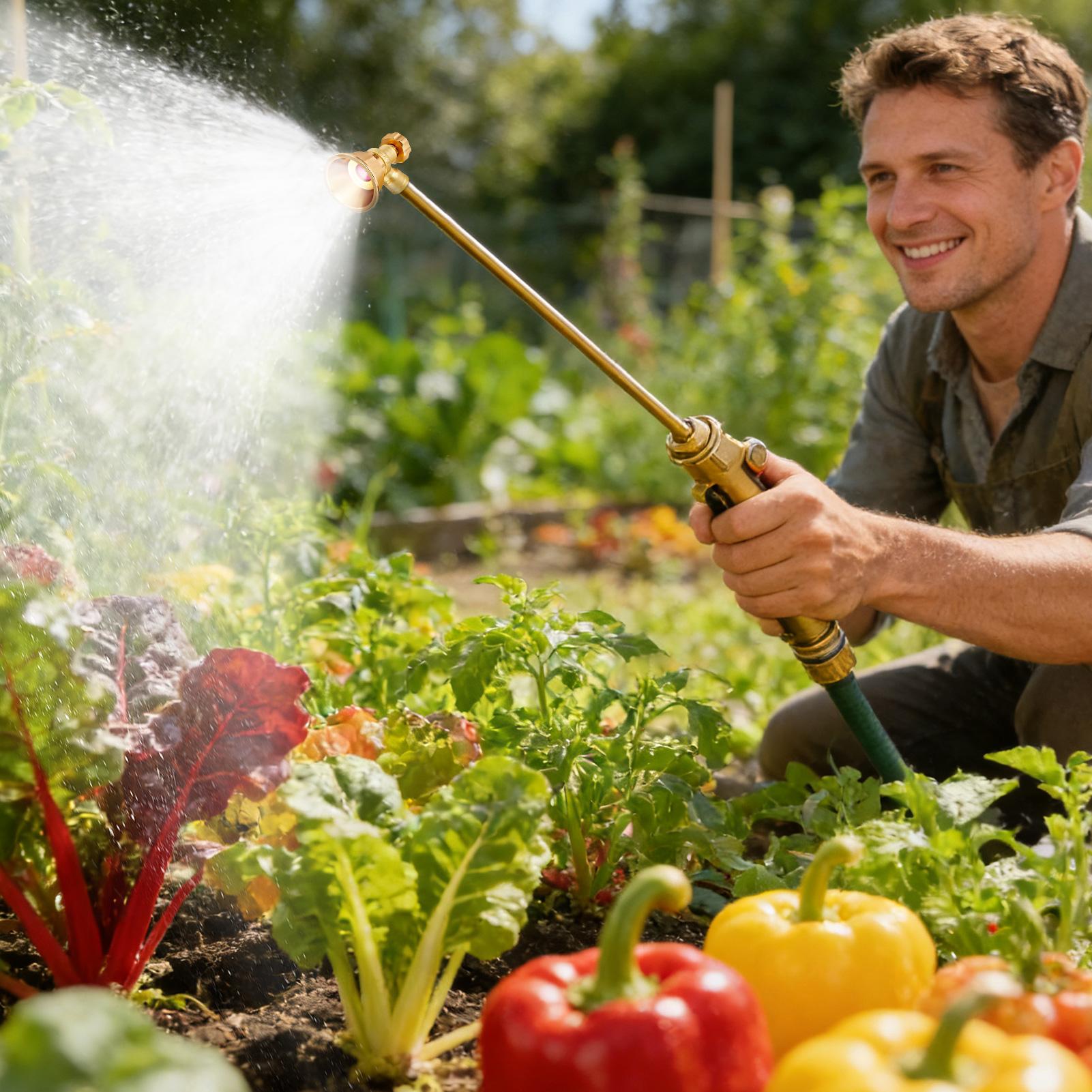 1Pcs Brass Nozzle Agricultural Atomization Adjustable Nozzle High Pressure Agricultural sprinkler Head Garden Tool China Mainland