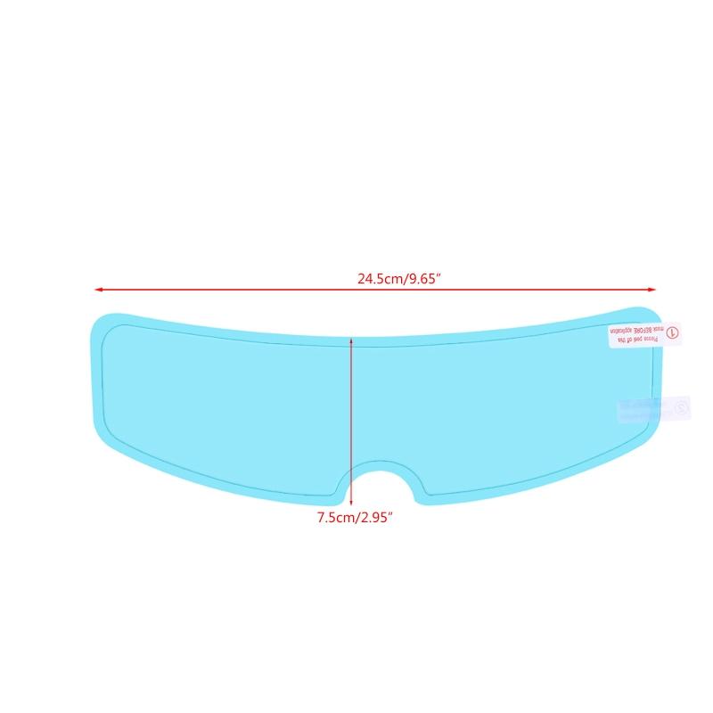 Universal Rainproof Motorcycle Helmet Lens Film Anti-Fog Protective Clear Shield Sticker for K3 K4 AX8 LS2 HJC MT Helmet