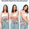 Transparente PVC Umhängetasche Damen Jelly Quadratische Schulter Messenger Bag Wasserdichte Kosmetiktasche Weibliche Handy-Geldbörse für Reisen