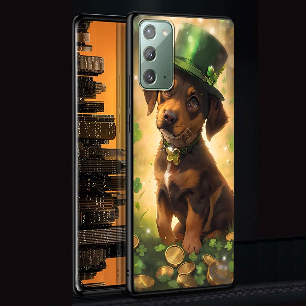 Cartoon Dogs Case for Samsung Galaxy Note 20 Ultra 8 10 Lite 9 TPU Phone Cover Note 10 Plus Black Soft Shell Funda Capa