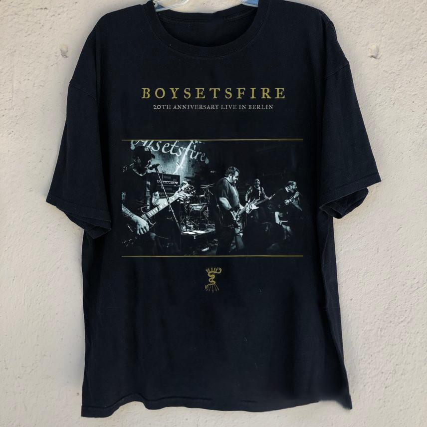 

Boysetsfire 20th Anniversary Live Short Sleeve Unisex All Size S To 5XL Unisex T-Shirt L