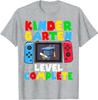 Kindergarten Level Complete Last Day of School Graduate Boys T-Shirt Sons Nephew Graduated Gift Short Sleeve Blouses Graphic Tee
