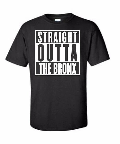 Straight Outta The Bronx NYC T shirt Tee 5 Boroughs New York City Graffiti XXXXL