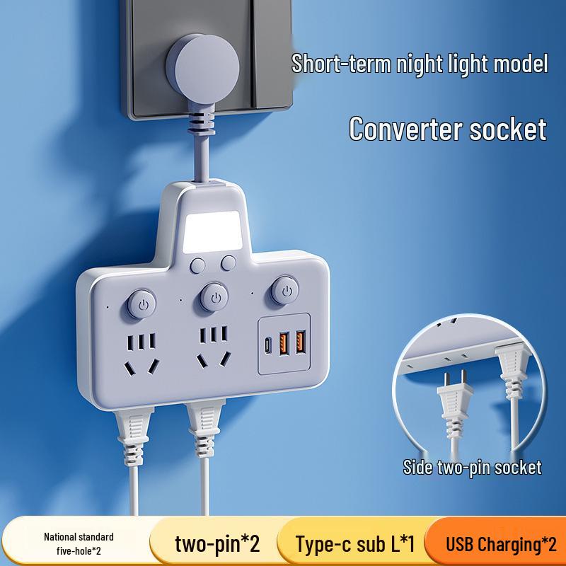 USB Wireless Konverter & Multifunktionale Steckdosenleiste mit unabhängigem Zeitschalter