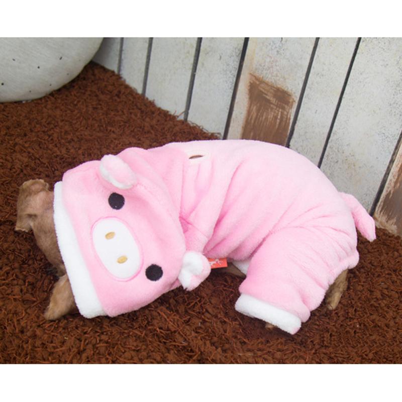 Dog Clothes, Pink Pig Clothes, Pet Clothes, Transformation Clothes, Four Legged Autumn and Winter Clothes, Pet Supplies