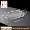 Stainless Steel Retractable Draining Basket for Kitchen Sink - Multi-functional Vegetable & Tableware Rack