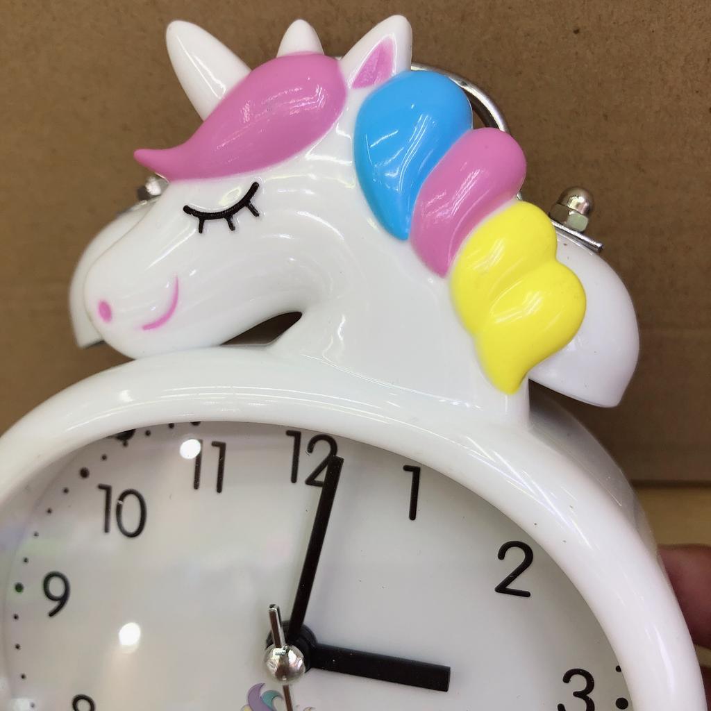 3.5-inch Silent Scanning Bell Ringing Bell Cartoon Animal Shape Children's Study Gift Pendulum Clock