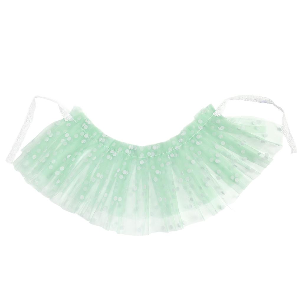 Baby Photography Mesh Skirt Soft Cute Newborn Photo Prop Princess Dress with Crown for Toddler Girls