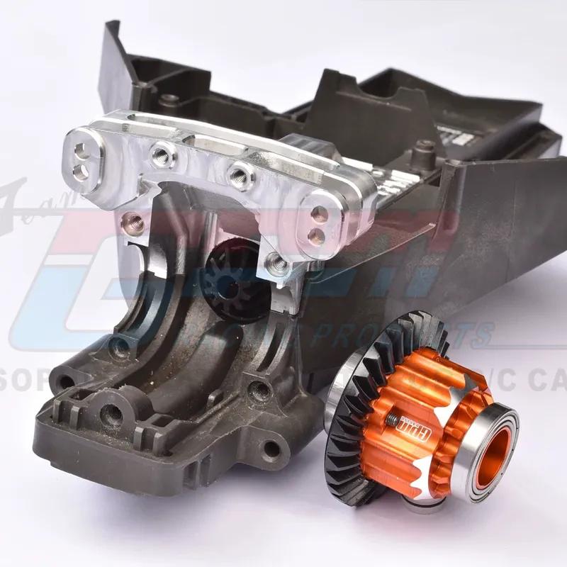 GPM for Traxxas 1/6 XRT 1/5 X-MAXX 8S Metal Steel Front Rear M1.6 32T Differential Ring Gear + 10T Pinion Gear 7790 +7791+ 7792